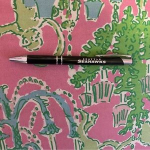 seattle seahawks black ink pen
